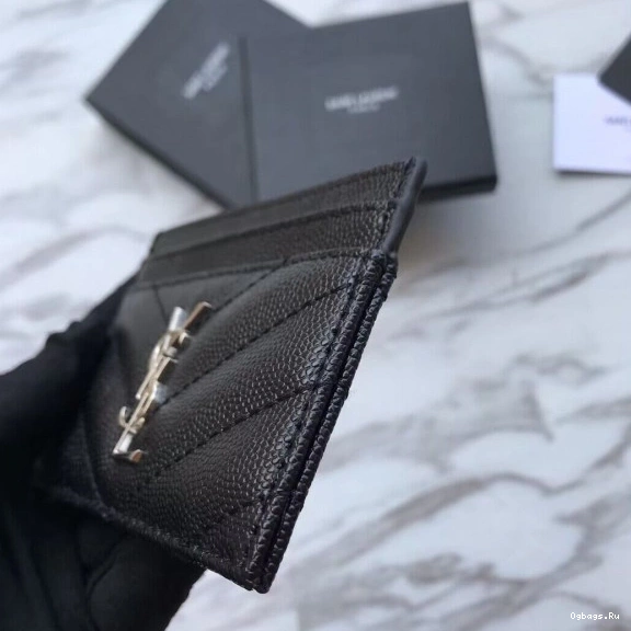 MATELASSÉ CASSANDRE CARD YSL CASE 0707